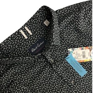 NEW W tags Robert Graham Crossbones Tailored Fit 3XL Big Man's Skull Button Down